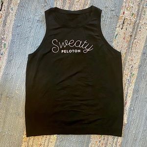 Lululemon Peloton Tank Top Sz 10 ‘sweaty’ EUC M2